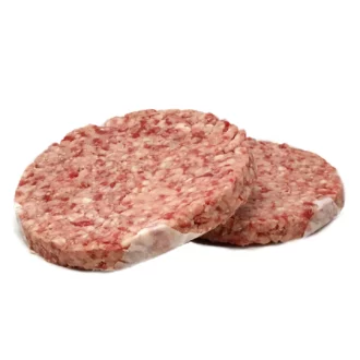 image of a pork & apple burger.