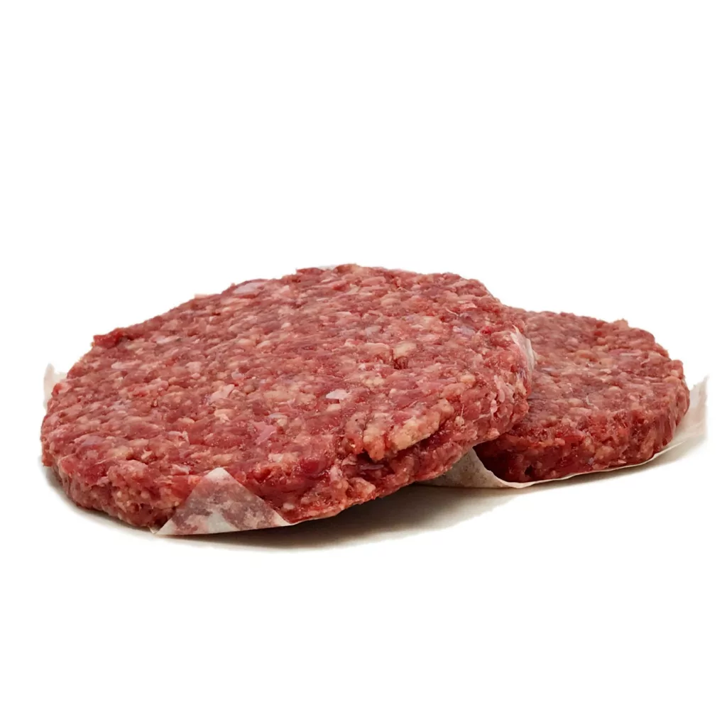 Picture of our steak burgers.