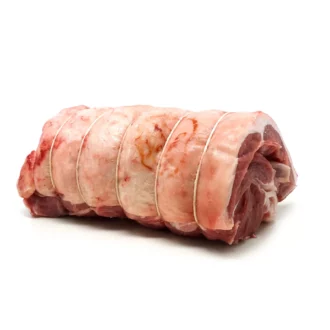 image of rolled shoulder of lamb.