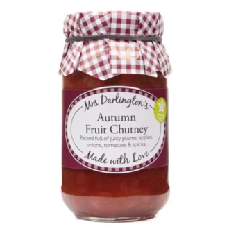 jar of autumn fruit chutney.
