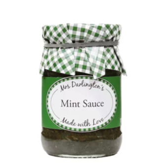 image of a jar of mint sauce.