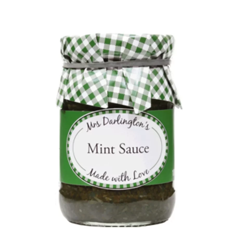 image of a jar of mint sauce.