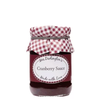 picture of a jar of cranberry sauce