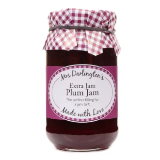 picture of a jar of plum jam