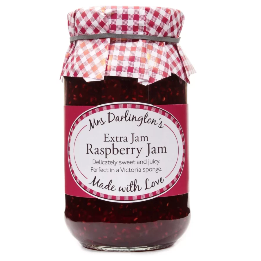 picture of jar of raspberry jam