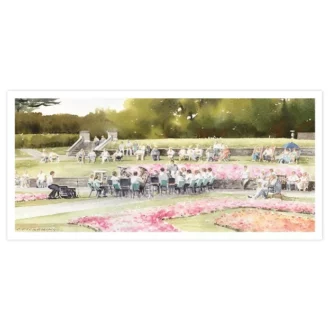 Sunday Afternoon, Happy Mount Park, Greeting Card by Colin Pickering