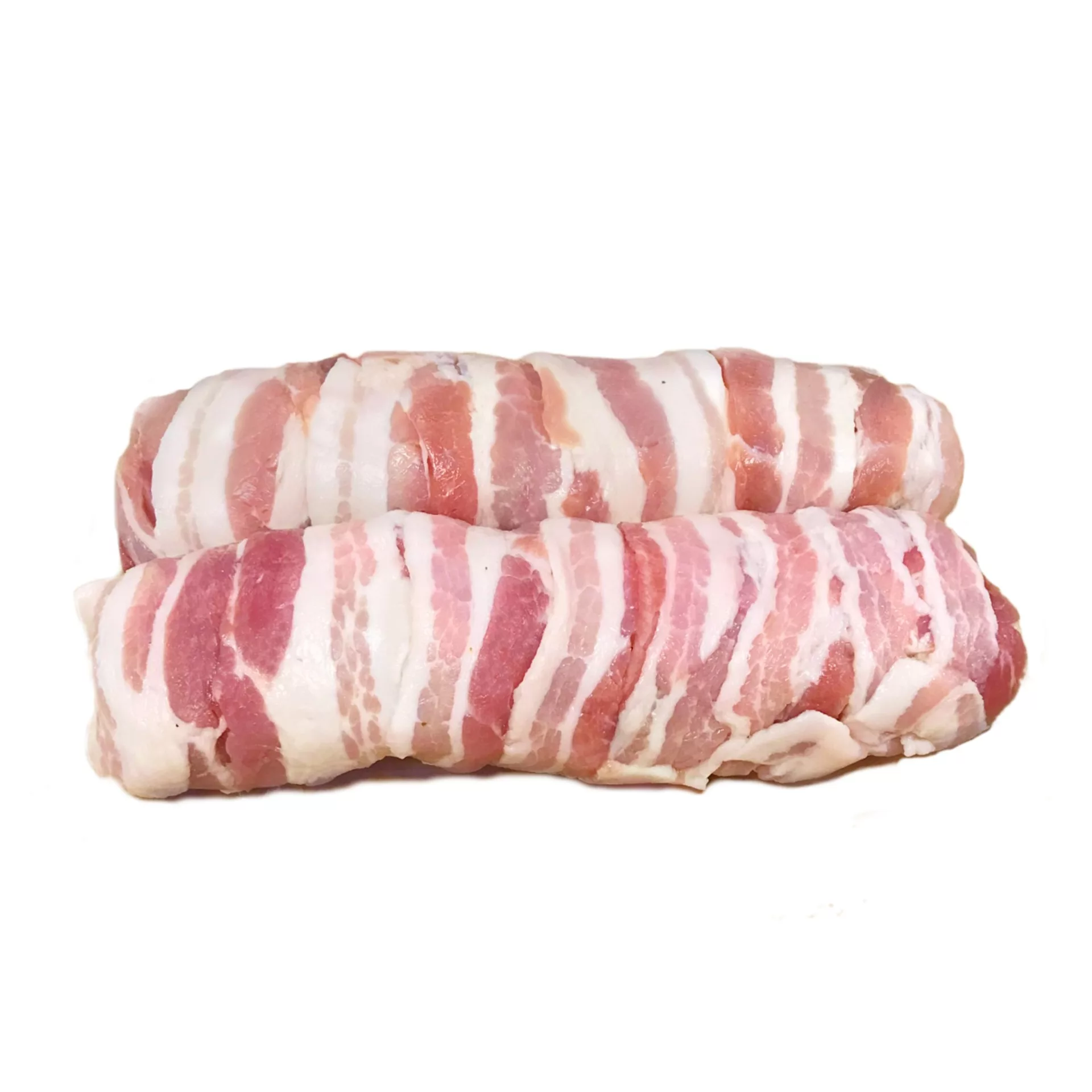 Forcemeat Stuffing Log Wrapped in Streaky Bacon