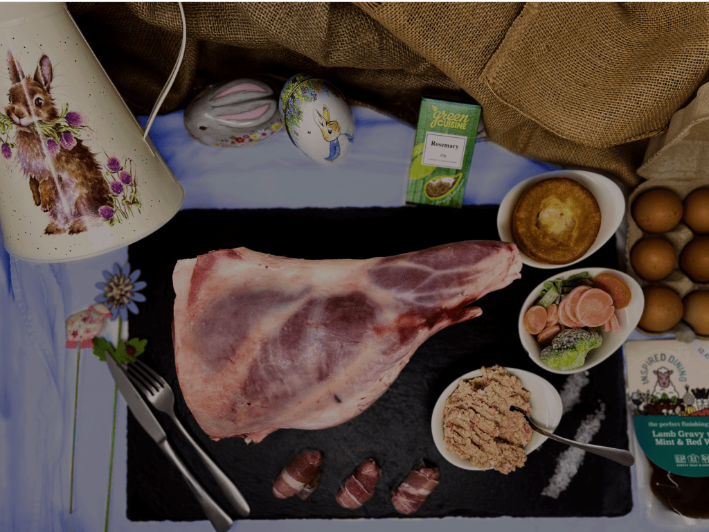 image showing a easter table