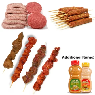 picture of family BBQ meat box
