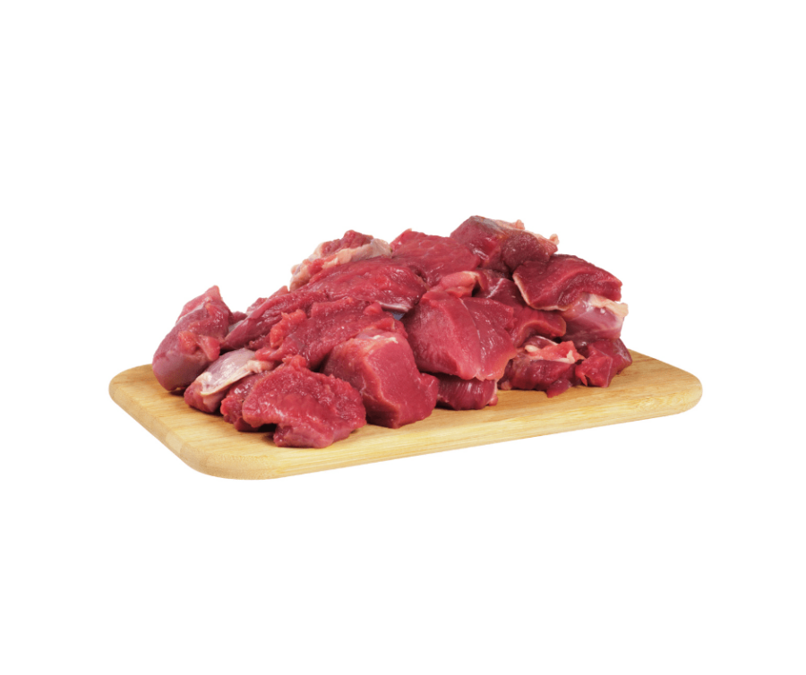 Picture of diced mutton.