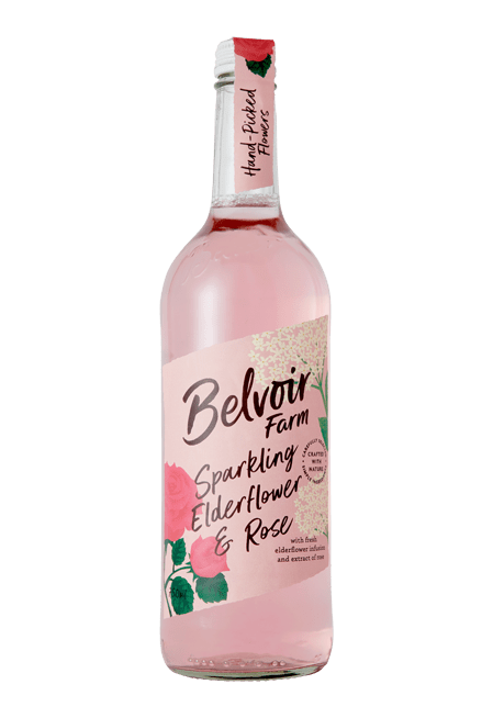 picture of Belvoir Sparkling Elderflower and Rose beverage.