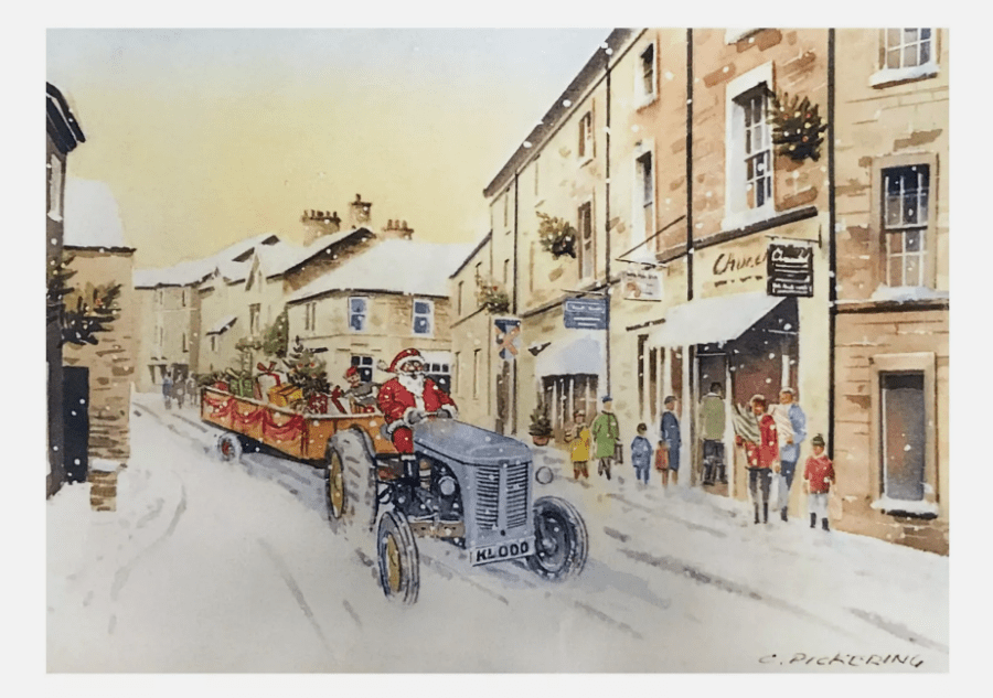 Picture of card depicting Rudolph's Day off.