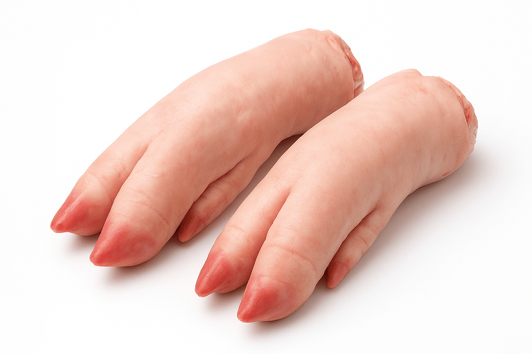 image of 2 pig trotters.