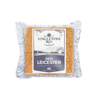 Image showing red leicester cheese